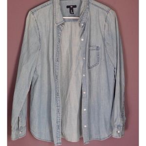 Gap Chambray Top